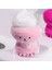 Pembe Tarzı Moda Yüz Temizleme Fırçaları Silikon Sevimli Ahtapot Yüz Temizleyici Gözenek Temizleyici Exfoliatorcilt Bakım Araçları (Yurt Dışından) 1