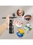 Mor Tarzı Mini Airbrush Seti Hava Kompresörü Airbrush Boya Püskürtme Tabancası USB Şarj Edilebilir Oksijen Enjektörü Nail Art Dövme Zanaat Kek (Yurt Dışından) 3
