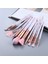 5 Adet Pembe Fld Adet Mermer Makyaj Fırça Seti Kozmetik Aracı Toz Göz Farı Fondöten Allık Karıştırma Güzellik Pinceaux De Maquillage (Yurt Dışından) 2