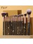 5 Adet Pembe Fld Adet Mermer Makyaj Fırça Seti Kozmetik Aracı Toz Göz Farı Fondöten Allık Karıştırma Güzellik Pinceaux De Maquillage (Yurt Dışından) 3