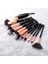 5 Adet Pembe Fld Adet Mermer Makyaj Fırça Seti Kozmetik Aracı Toz Göz Farı Fondöten Allık Karıştırma Güzellik Pinceaux De Maquillage (Yurt Dışından) 5