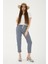 Çizgili Relaxed Fit Pantolon Kadın Pantolon 24Y0344K1 1
