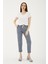 Çizgili Relaxed Fit Pantolon Kadın Pantolon 24Y0344K1 2