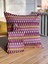 Zigzag Desenli Mor Renkli Yastık Kılıfı 5