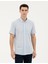 Erkek Açık Mavi Regular Fit Kısa Kollu Gömlek 50284267-VR095 3