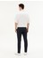 Erkek Lacivert Slim Fit Çizgili Kanvas Pantolon 50284218-VR033 4