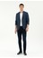 Erkek Lacivert Slim Fit Yün Karışımlı Ceket 50284942-VR033 4