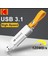 K133 Usb Flash Bellek 256Gb.Yüksek Hızlı 3.1 Usb Flash Bellek Dönüştürücü Hediye 7