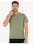 Pierre Cardin Erkek Haki Slim Fit Basic Tshirt 50289335-Vr027 3