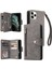 Iphone 11 Için Kılıf Pro Max Fermuar Cüzdan Kapak Kart Tutucu ile El Kayışı (Yurt Dışından) 1