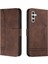 Samsung Galaxy S24 Flip Folio Cüzdan Için Telefon Kılıfı El Kayışı Kart Yuvaları (Yurt Dışından) 1