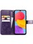 Samsung Galaxy M13 4g Flip Kapak Için Kılıf Zarif Iş Dört Yaprak (Yurt Dışından) 3