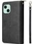 Iphone 15 Artı Cüzdan Durumda 9 Kart Yuvaları ile Fermuar Cep Flip (Yurt Dışından) 3