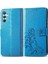 Samsung Galaxy A34 5g Zarif Iş Dört Yapraklı Yonca Flip Case (Yurt Dışından) 1