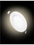 10 Adet 15W 4000K Ilık Beyaz Işık Smd Yuvarlak Slim LED Panel KDL402 3