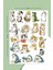 75 Adet Kedi Sticker -3 Sayfa Sticker Set Planner Ajanda Bullet Journal Için Uygun Set 3
