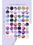 48 Adet Gökyüzü Yuvarlak Pul Sticker Seti Planner Ajanda Bullet Journal Için Uygun Set 1
