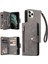 Iphone 11 Için Kılıf Pro Max Fermuar Cüzdan Kapak Kart Tutucu ile El Kayışı (Yurt Dışından) 1