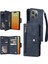 El Kayışı Manyetik Deri Kart Tutucu ile iphone 15 Pro Max Için Kılıf (Yurt Dışından) 1