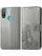 Motorola Moto E20 Deri Kılıf Dört Yapraklı Yonca Kısa Kayış Flip Case (Yurt Dışından) 1