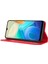 Vivo Y02S Manyetik Kapatma Pu Deri Cüzdan Için Kılıf (Yurt Dışından) 3