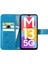 Samsung Galaxy M13 5g Için Kılıf Deri Kılıf Kapak Kapak Kısa Kayış Dört (Yurt Dışından) 3