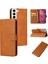 Kart Tutucu Kartı ile Samsung Galaxy S24 Deri Folio Flip Case Için Kılıf (Yurt Dışından) 1