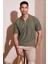 Pamuklu Regular Fit Fermuarlı Polo Yaka T Shirt Erkek Polo T Shirt 5902434 1