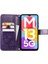 Samsung Galaxy M13 5g Için Kılıf Deri Kılıf Kapak Kapak Kısa Kayış Dört (Yurt Dışından) 5