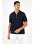 Pamuklu Regular Fit Fermuarlı Polo Yaka T Shirt Erkek Polo T Shirt 5902434 4
