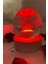 3D LED Işık Cam Küre Çok Işıklı Ahşap Unicorn 6 cm 3