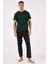 Ekoseli Pamuklu Regular Fit Kısa Kollu Pijama Takımı Erkek Pijama Takımı 6572006 4