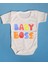 Patobaby Pamuklu Bebek Zıbını Baby Boss Yazılı 1