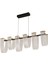 Rosalina 6 Lı Sıralı 24 Watt Ledli Modern Tasarım Oturma Odası Salon Avize 2