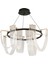 Rosalina 8 Li Yuvarlak 24 Watt Ledli Modern Tasarım Oturma Odası Salon Avize 2