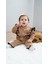 Kız Bebek Fırfır Detaylı Hırkalı Pantolonlu 2li Triko Takım 5