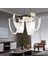Rosalina 6 Lı Yuvarlak 44 Watt Ledli Modern Tasarım Oturma Odası Salon Avize 1