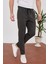 4014 Duble Paça Joger Düz Pantolon_Antrasit 3