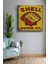 Shell Motor Yağı Tabelası Dekoratif Kanvas Tablo, Modern Kanvas Tablo 2
