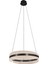 Ecrin 60'lık Yuvarlak Siyah 84 Watt Ledli Modern Tasarım Mutfak Salon Avize 2