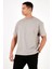 Pamuklu Bisiklet Yaka Relaxed Fit Basic T Shirt Erkek T Shirt 5902610 3