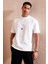 Pamuklu Bisiklet Yaka Relaxed Fit Basic T Shirt Erkek T Shirt 5902610 1