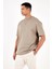 Pamuklu Bisiklet Yaka Relaxed Fit Basic T Shirt Erkek T Shirt 5902610 5