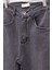 Koyu Gri Likralı Kız Çocuk Basic Jean Pantolon 17759 2