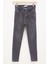 Koyu Gri Likralı Kız Çocuk Basic Jean Pantolon 17759 1