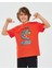Graphic Tee B Short Sleeve Büyük Erkek Çocuk Turuncu Tshirt SK241093-700 4
