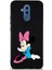 Huawei Mate 20 Lite Soft Premier Kapak Minnie Mouse-E Tasarımlı Silikon Kılıf - Siyah 1