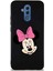 Huawei Mate 20 Lite Soft Premier Kapak Minnie Mouse-C Tasarımlı Silikon Kılıf - Siyah 1