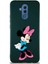 Huawei Mate 20 Lite Soft Premier Kapak Minnie Mouse-F Tasarımlı Silikon Kılıf - Yeşil 1