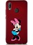 Huawei P20 Lite Soft Premier Kapak Minnie Mouse-D Tasarımlı Silikon Kılıf - Mürdüm 1